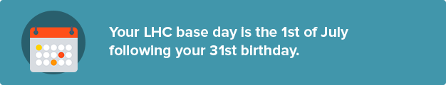 Your LHC Base Day Is the 1st of July Following Your 31st Birthday